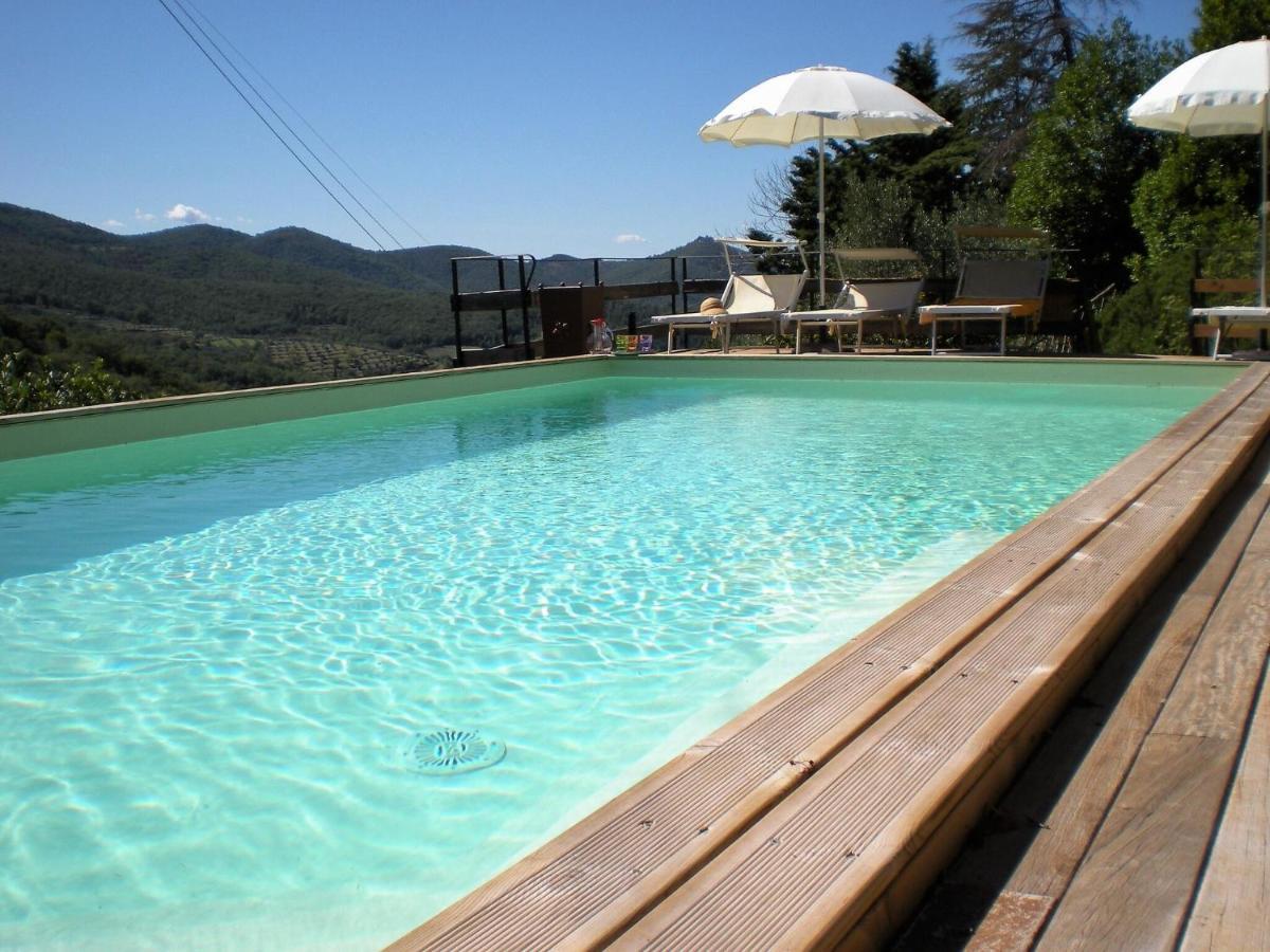 Farmhouse in Cortona wit garden&pool Buitenkant foto