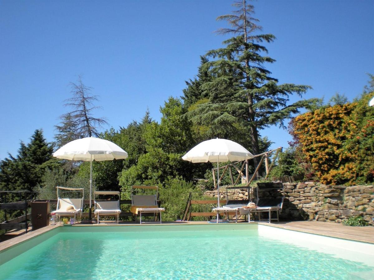Farmhouse in Cortona wit garden&pool Buitenkant foto