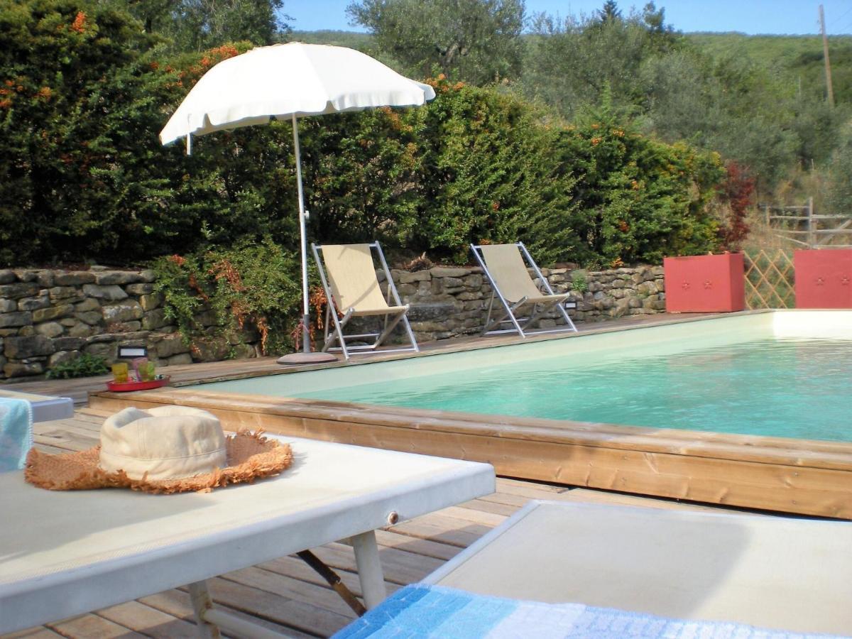 Farmhouse in Cortona wit garden&pool Buitenkant foto