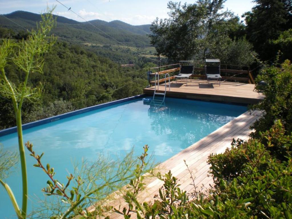 Farmhouse in Cortona wit garden&pool Buitenkant foto